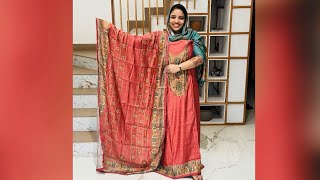 Price: 1590 + Shipping... Unstitched Suits... No Returns... Koodu By Rilsha Ilyas... Chavakad... ...