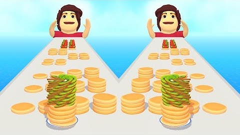 Pancake Run 🥞🍩🍰 All Levels Gameplay Walkthrough Android, iOS Levels 1-9999 NEW UPDATE!!!