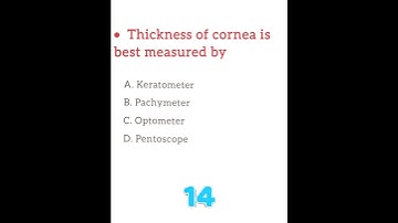 Thickness of cornea is best measured by... Optometry Fans