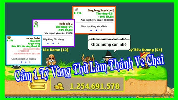 [NRO] Cầm 1 Tỷ Vàng Thử Làm Thánh Ve Chai Và Cái Kết ? || Làm Giàu Không Khó || Ngọc Rồng Online !!