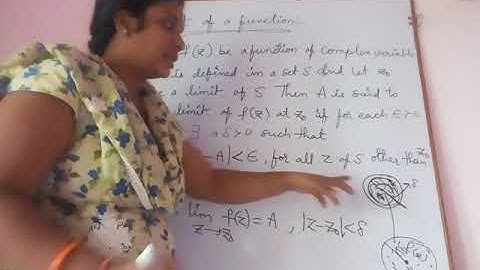 BTech M4 Maths. Definitions: Function of Complex Variable, Limit, Continuity and derivative  of f(z)