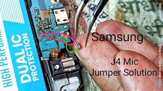 Samsung J4 mic jumper solution