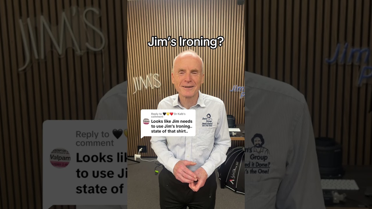 Jim’s Ironing? #jimsgroup #franchise #ceo #franchising
