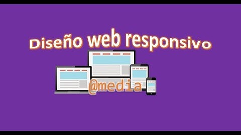 Página web adaptable a dispositivos @media responsive - web responsiva