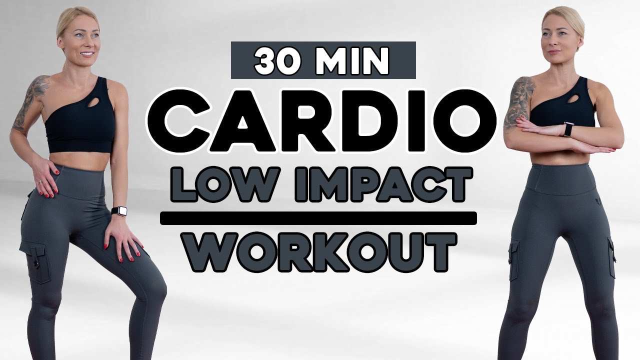 30 MIN LOW IMPACT Full Body Cardio (No Repeats) | No Jumping & No ...