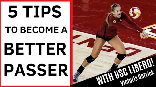 5 TIPS TO BECOME A BETTER PASSER | USC Libero Victoria Garrick screenshot 4