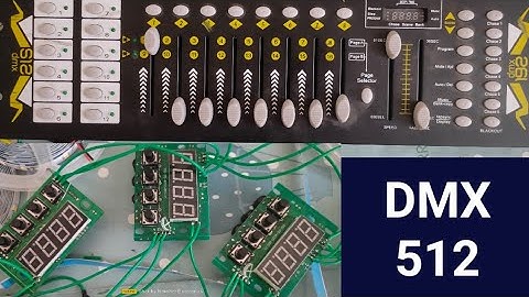 DMX 512 full detail. How to make program in DMX 512. Dmx 512 Decoder. Contact 7415463658