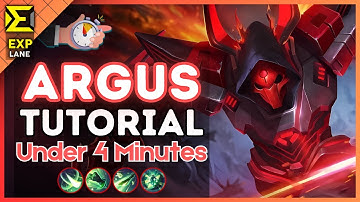 4-Minute Argus Tutorial in the EXP Lane || (MLBB S37) 2025