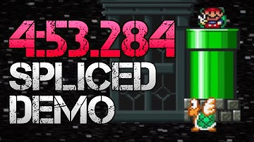 4:53.284 Spliced Demonstration of SMB1 Any% All Stars (with Commentary)