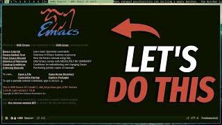 How to (actually) learn Emacs