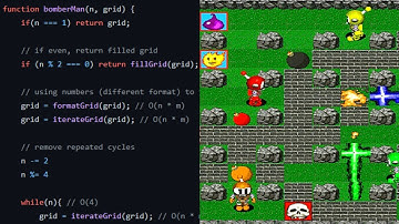 The Bomberman Game | HackerRank (JavaScript)
