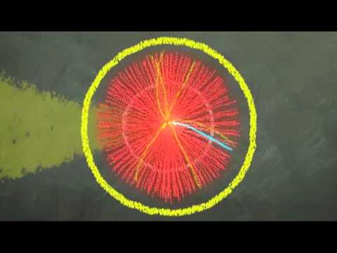 حديث الطباشير مصادم الهدرونات الكبير