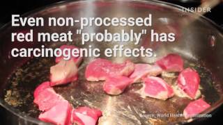 Bacon can cause cancer