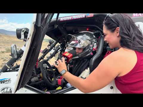 Kirsten Matlock interviewd by Tiffany Stone at The Vegas to Reno Off-Road Race Qualifying