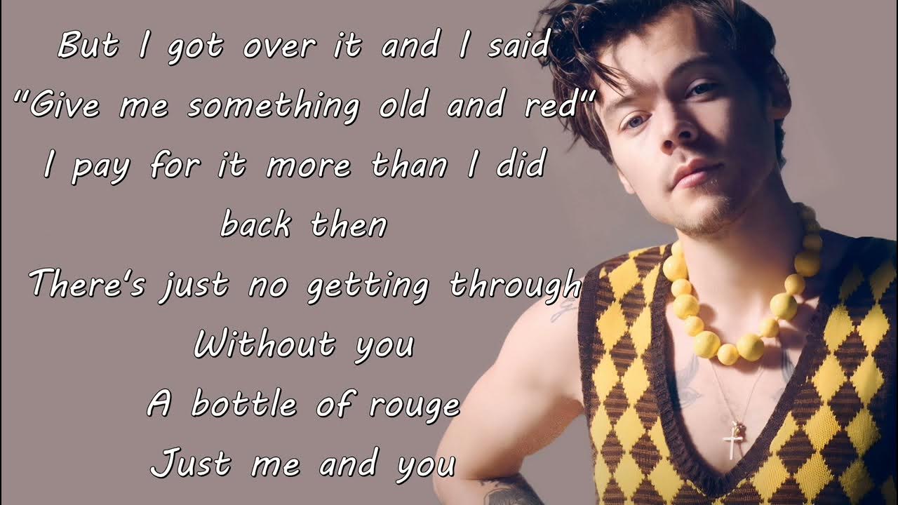 Harry Styles Grapejuice (Lyrics) YouTube