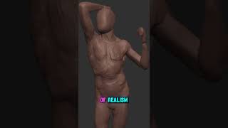 Why I Learn Artistic Anatomy    #zbrush #artisticanatomy #anatomy