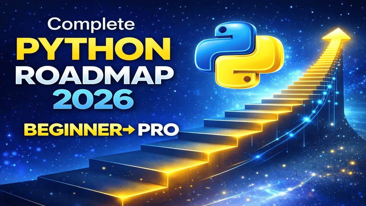 Python Roadmap for Beginners to Advanced | Complete Step-by-Step Guide to Master Python