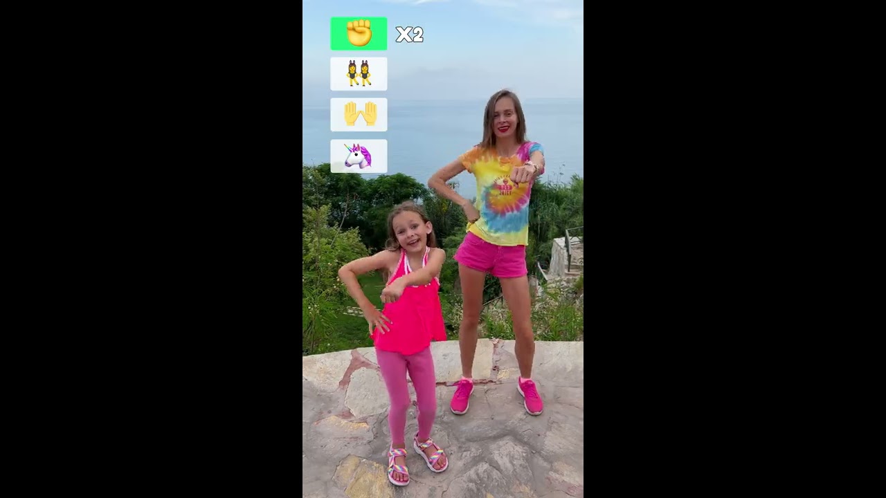 Cool TikTok Dances Tutorials Unicorn Shorts By Anna Kova