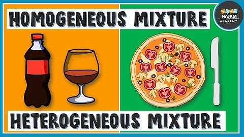 Homogeneous and Heterogeneous Mixture | Chemistry
