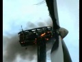 Burning Wind Turbine in Portugal