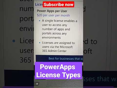 PowerApps License types by taik18