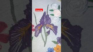 3D Basic Easy Embroidery flower design #Shortvidoe #trending #handEmbroidery #viral short video