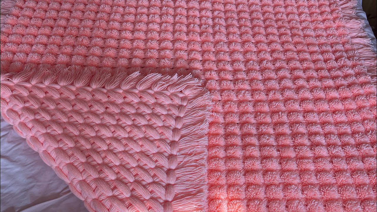 Giant blanket tutorial- one colour