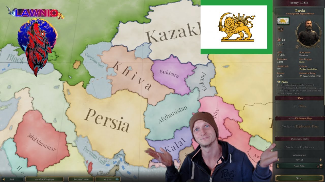 Victoria 3 Persia let's play // Economical dominance // part 2 YouTube