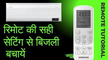 Complete Guide to Samsung AC Remote | Hidden Features & Energy Saving Mode Explained
