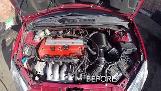 Honda Civic Ep3 Type R Powerflex Engine & Gearbox Mount Bush Inserts Before & After