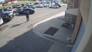 Suspect attempts to break into Wagoner County Deputies patrol unit