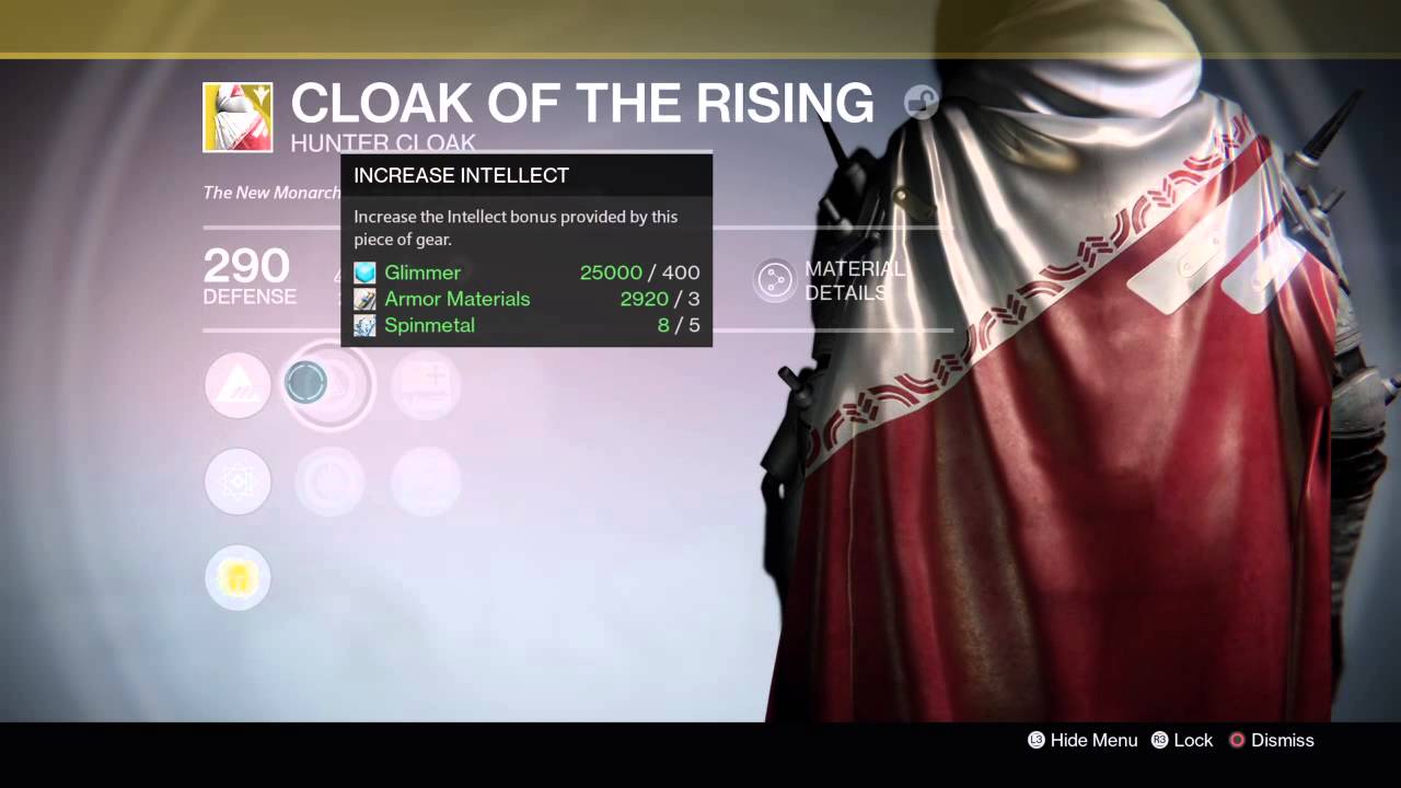 Destiny The Taken King New Monarchy Exotic Cloak