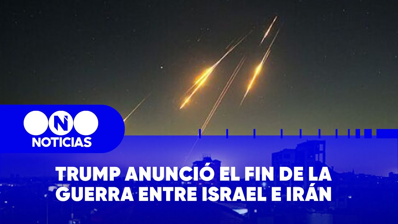 TRUMP anunció el FIN de la GUERRA entre ISRAEL e IRÁN - Telefe Noticias ...
