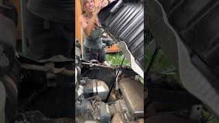 Repairing My Can Am Bed After Rolling It.