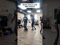 Roller Skating Dance Party In Colorful Studio! #shorts