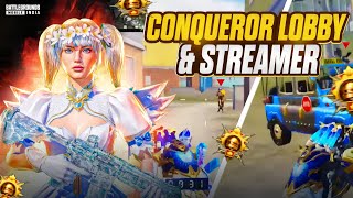 Conqueror Lobby &amp; Streamer ‼️Intense 1v4 Fight 🔥| BGMI | VENOM IS LIVE 