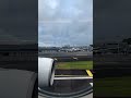 Taxiing in Emirates A380 at Port Louis Airport