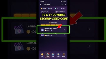 TapSwap Code Today | Learned To Code In 2 Months | TapSwap 10 & 11 October Video Code