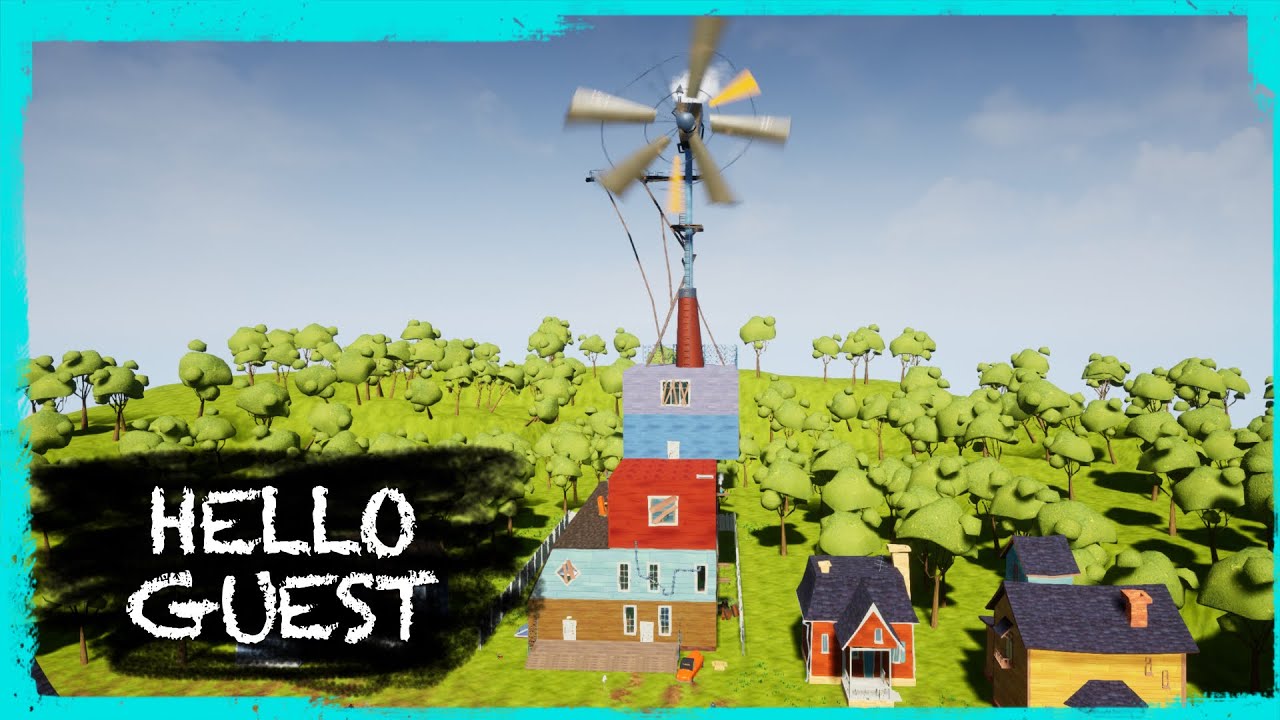 HELLO NEIGHBOR MOD KIT: HELLO GUEST [DEMO] - THE NEIGHBOR INVITED ME TO ...