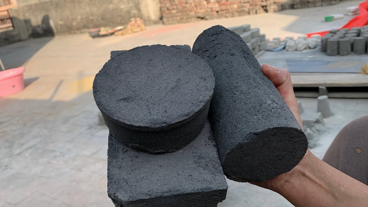 Charcoal texture crumbling 