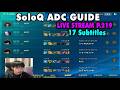 Wild Rift China Best ADC - OP Carry Picks in SoloQ | 17 Subtitles Full Live Stream YL
