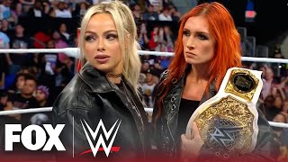 Liv Morgan abandons Becky Lynch with Damage CTRL after calling out disrespect | WWE on FOX