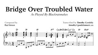Paul Simon Bridge Over Troubled Water piano Transcription