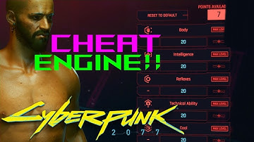 Max Attributes at Start, Infinite Money & Infinite Perk Points - Cyberpunk 2077 2.0 Cheat Engine