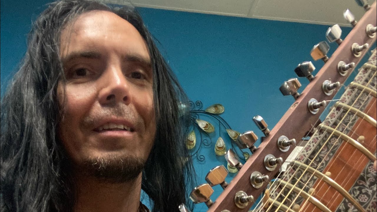 Tarab strings (sympathetic resonance) of a sitar tuned with Just Intonation.