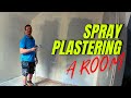 Spray Plastering A Room | Plastering For Beginners