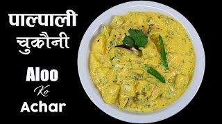 How to Make Palpali Chukauni Recipe | Nepali Food Recipe | Aloo ko Achar | Nepali Traditional Food