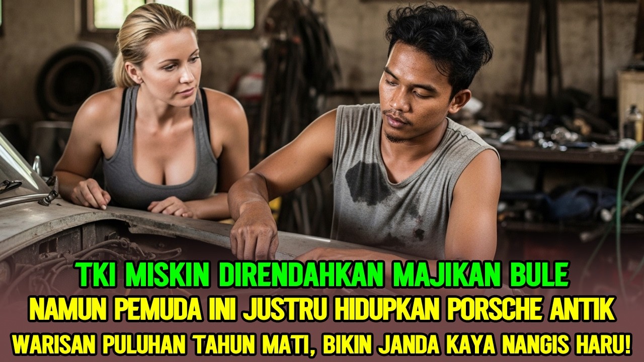 JANDA PARIS SYOK ❗ TKI CUPU YANG DIRENDAHKAN MAMPU PERBAIKI MOBIL PORSCHE ANTIK DALAM SEMALAM
