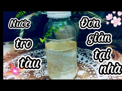 Video CÁCH LÀM NƯỚC TRO TÀU ĐƠN GIẢN TẠI NHÀ - youtube