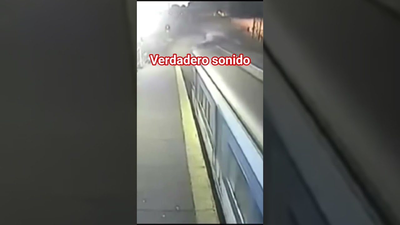 sonido verdadero del accidente ferroviario de flores 